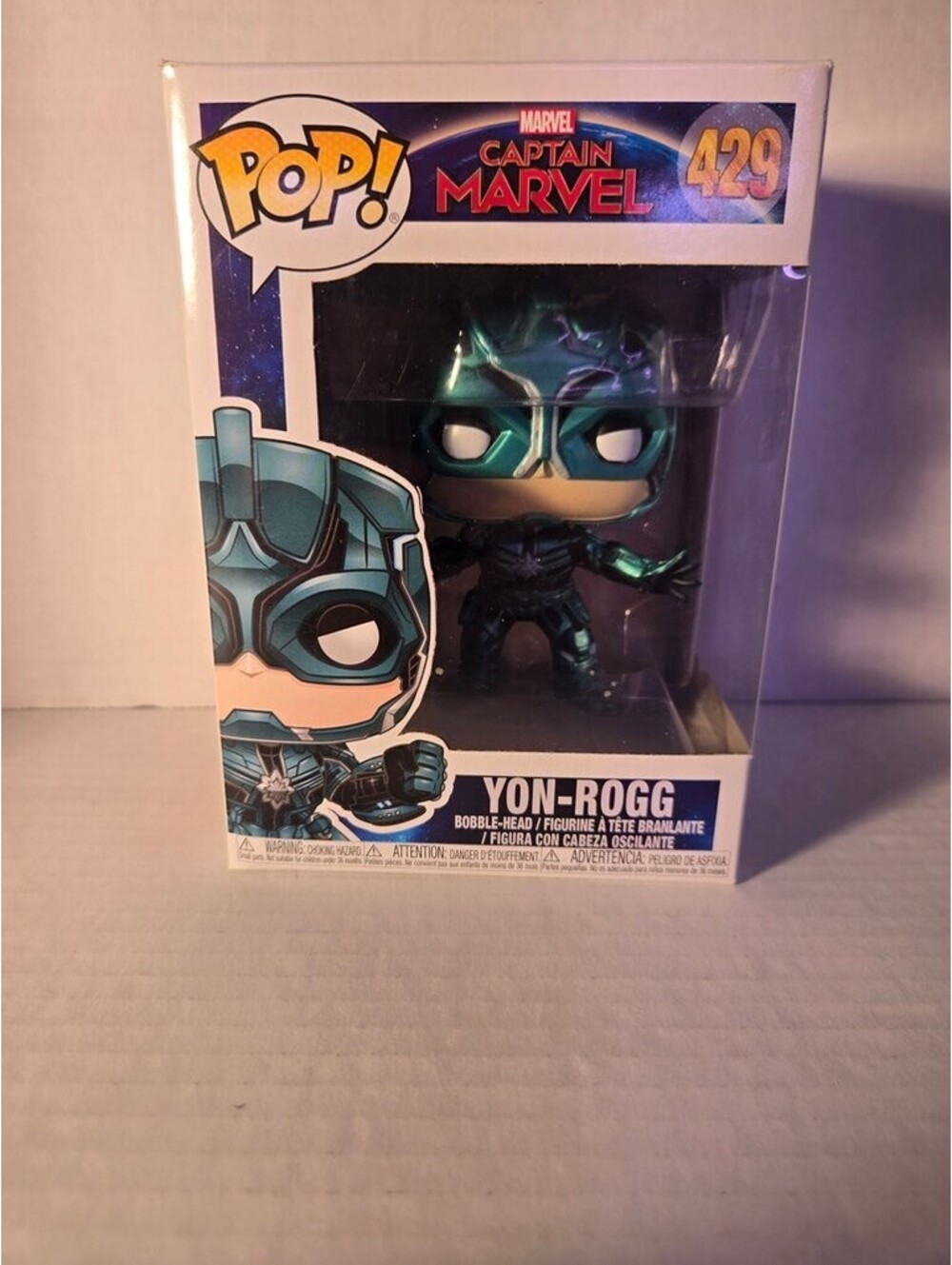 Funko Pop! Marvel Captain Marvel Yon-Rogg #429 Bobble-Head